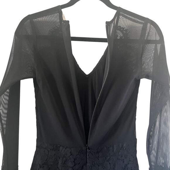 Karina Grimaldi Olivia Black Lace Mini Dress Size XS - Picture 5 of 12